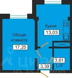1-к кв. Адыгея, Тахтамукайский район, Старобжегокайское с/пос, Новая ... - Фото 2