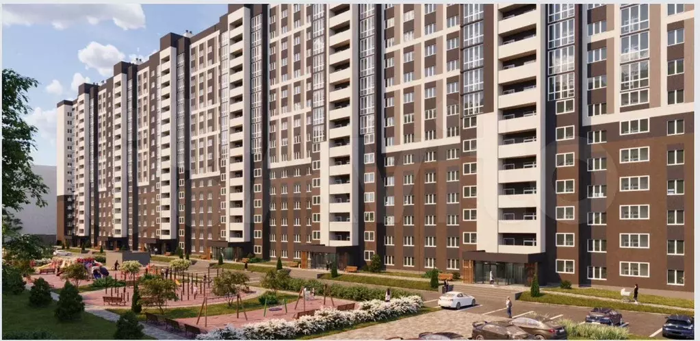 1-к. квартира, 34,8 м, 5/16 эт. - Фото 0