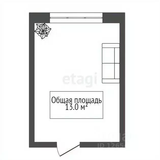 Комната Новосибирская область, Бердск ул. Карла Маркса, 62 (13.0 м) - Фото 2