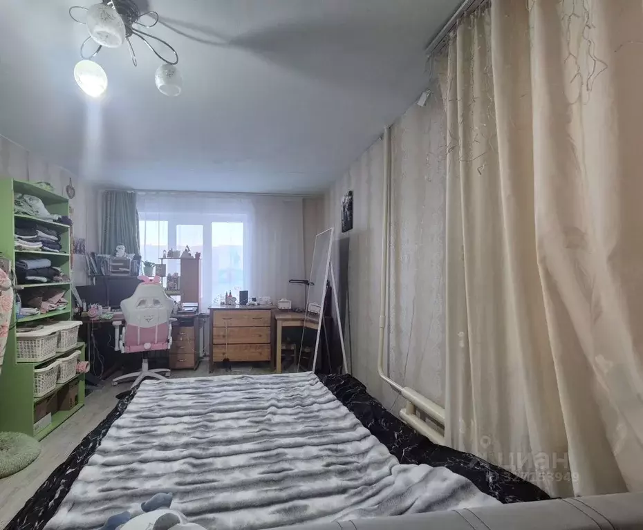 1-к кв. Татарстан, Зеленодольск просп. Строителей, 40 (34.5 м) - Фото 1