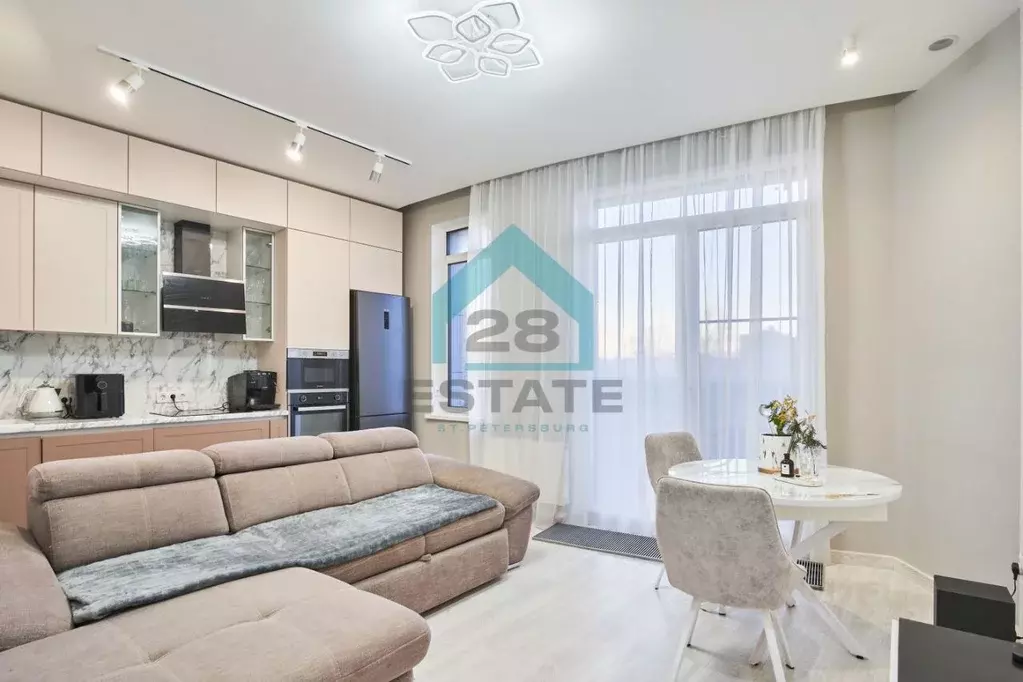 2-к кв. Санкт-Петербург ул. Ленсовета, 87к3 (66.2 м) - Фото 1