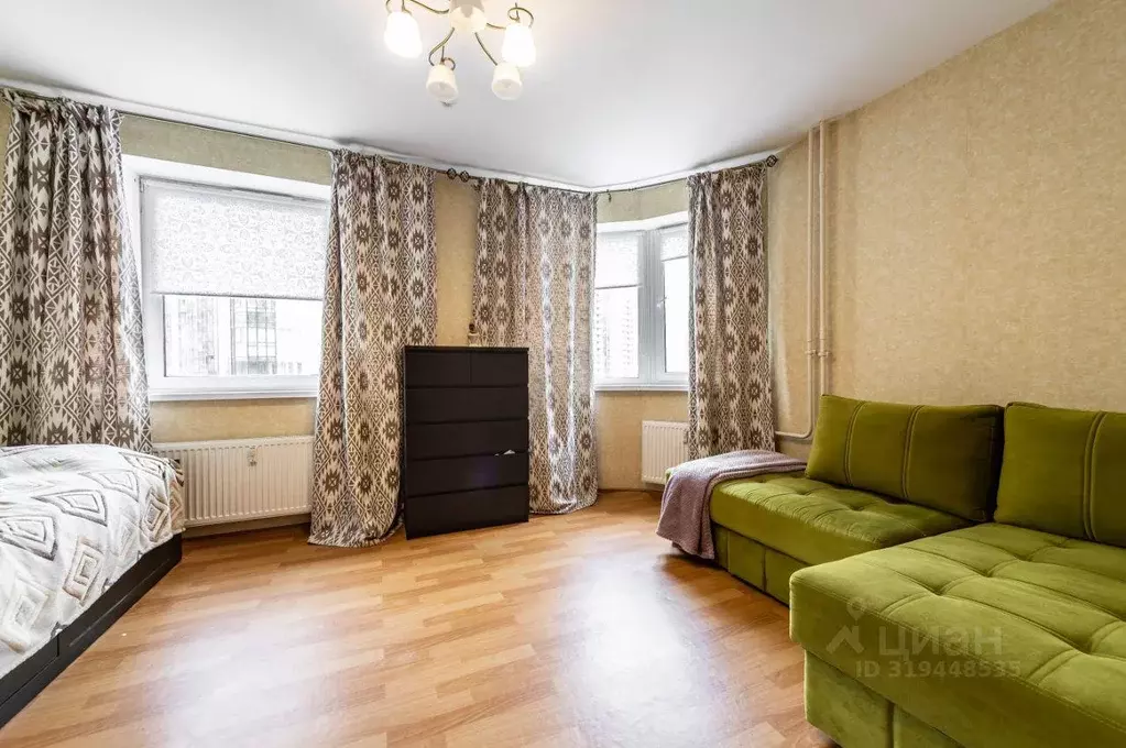 Квартира, 1 комната, 41.5 м - Фото 0