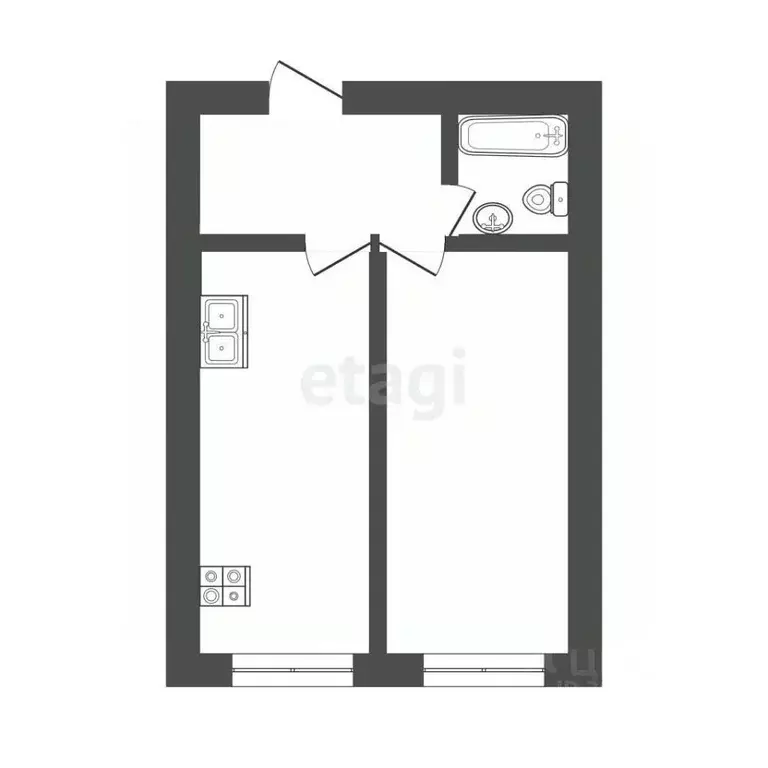 1-к кв. Севастополь ул. Горпищенко, 145к7 (40.6 м) - Фото 1