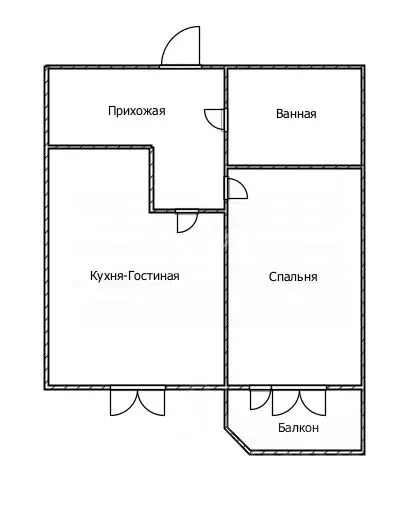 1-к кв. Ульяновская область, Ульяновск просп. Гая, 35 (47.15 м) - Фото 2