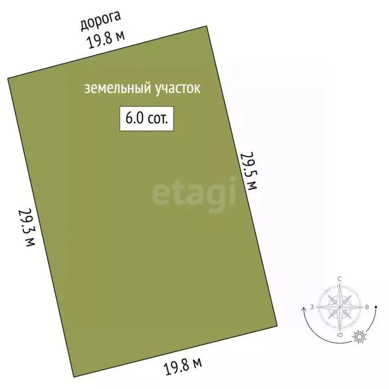 Участок в Ростовская область, Азовский район, Елизаветинское с/пос, ... - Фото 2