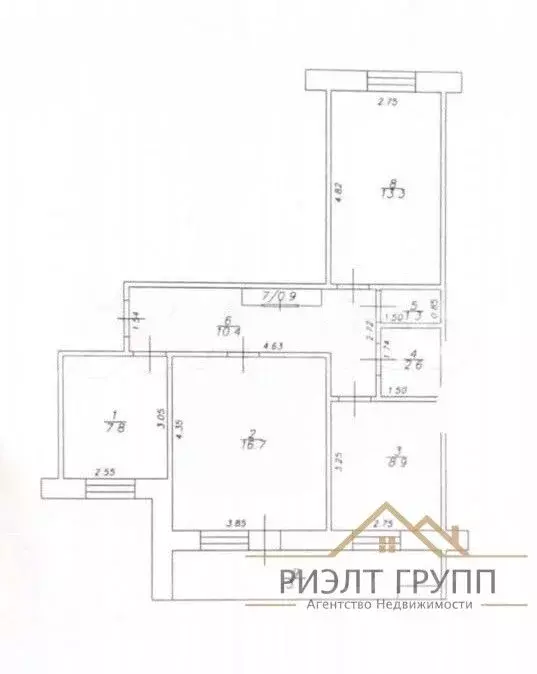 3-к кв. Татарстан, Казань Ютазинская ул., 16 (60.9 м) - Фото 1