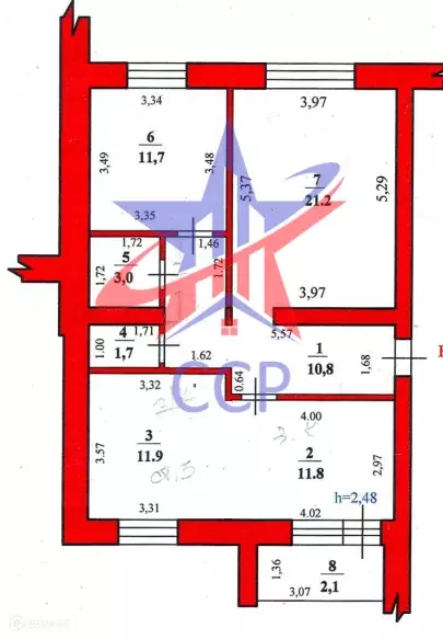 Продаётся 3-к квартира, 72.1 м - Фото 0