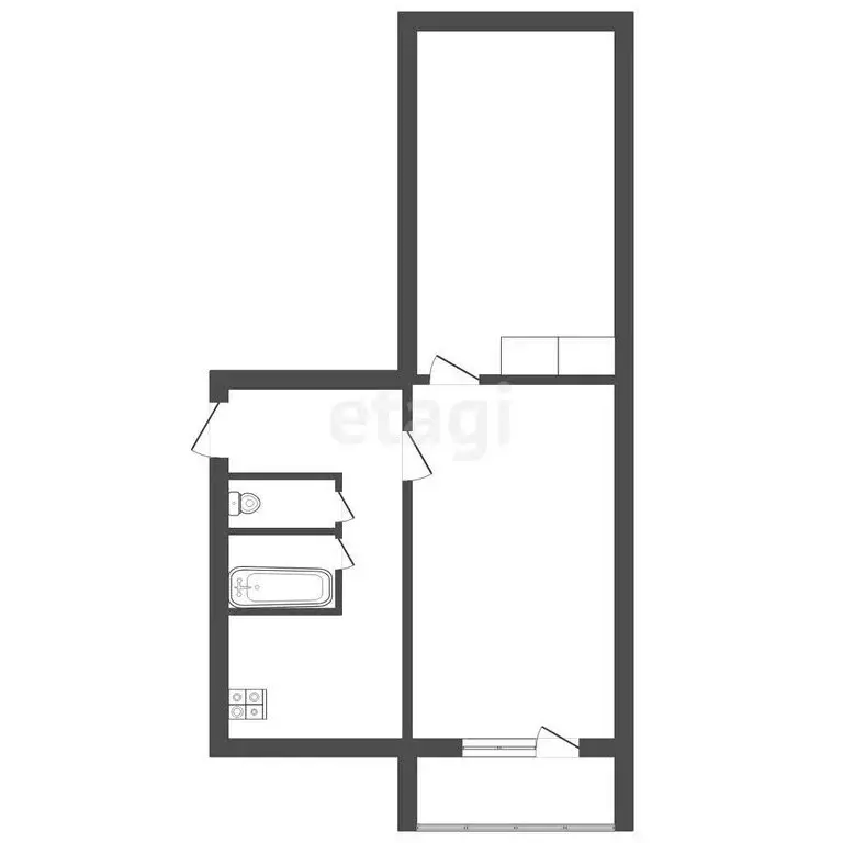 2-комнатная квартира: Снежинск, улица Победы, 28 (43.6 м) - Фото 1
