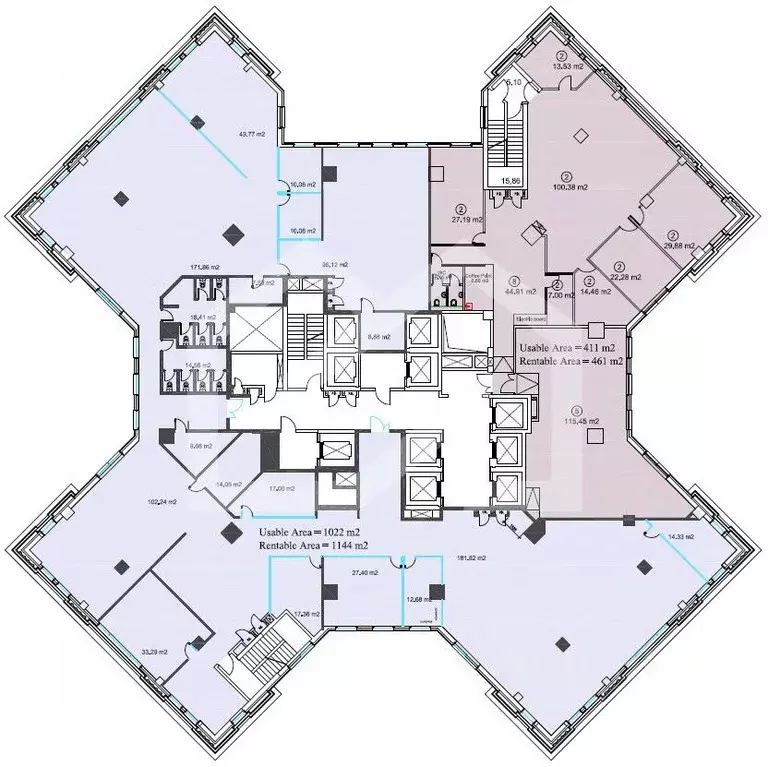 Помещение свободного назначения в Москва Павелецкая пл., 2С2 (461 м) - Фото 2