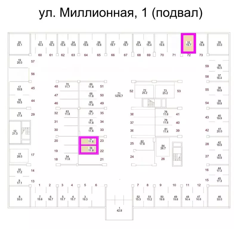 Гараж в Москва Миллионная ул., 1 (12 м) - Фото 1