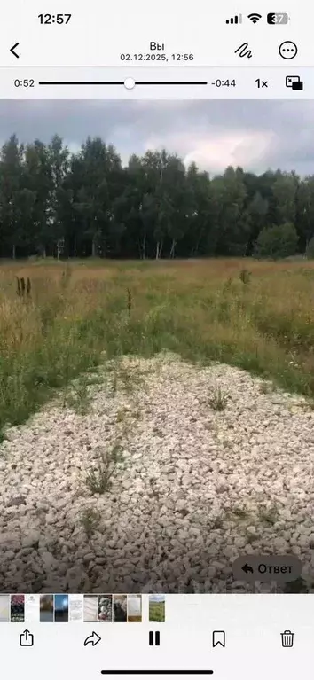 Участок в Московская область, Раменский муниципальный округ, Шевлягино ... - Фото 1