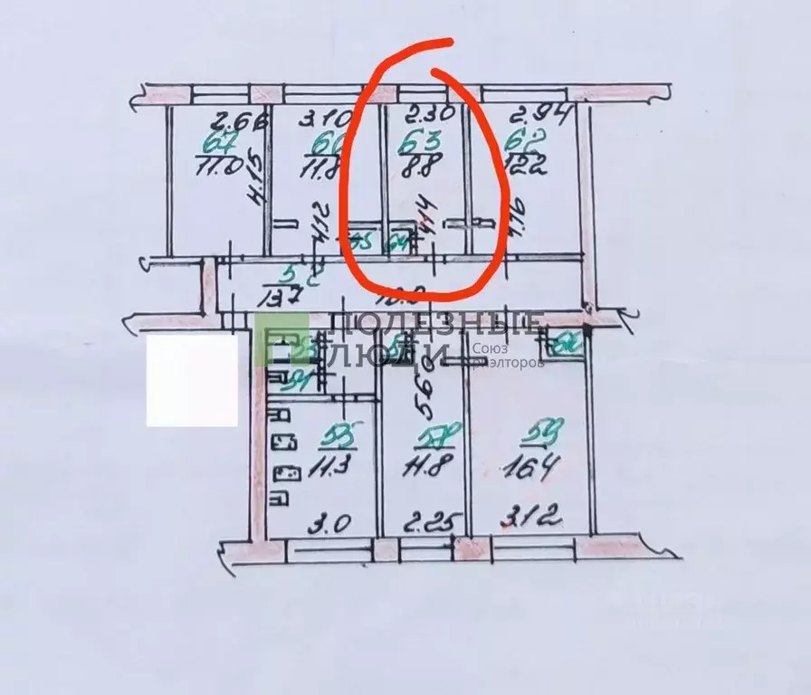 Комната Орловская область, Орел ул. МОПРа, 31 (8.8 м) - Фото 2