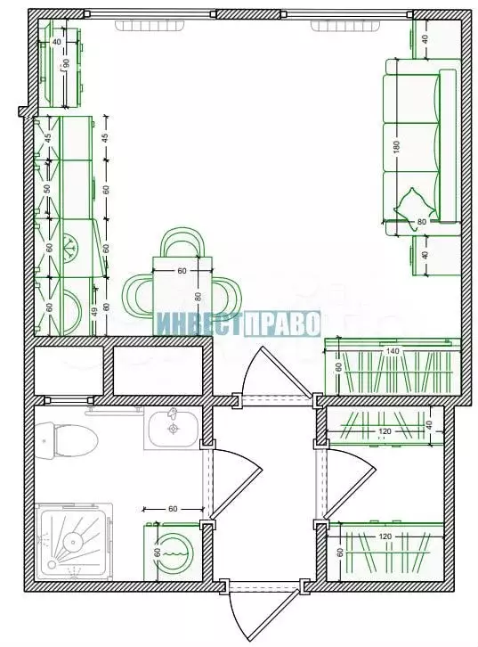 Квартира-студия, 24 м, 3/25 эт. - Фото 0