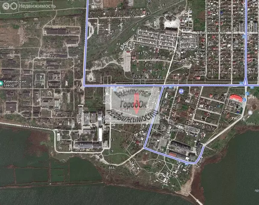 Участок в Саки, Заводская улица, 84Б (3.3 м) - Фото 0