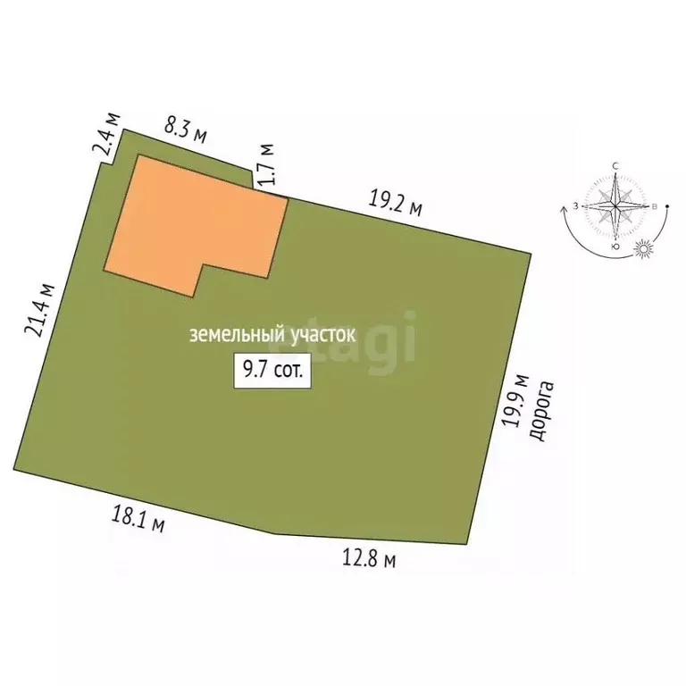 Дом в Саха (Якутия), Якутск ул. Покрышкина, 77 (97 м) - Фото 1