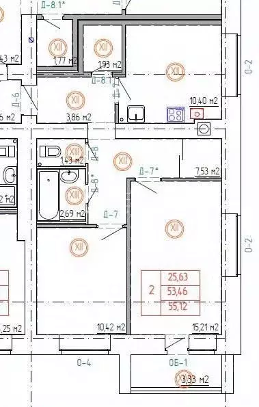 2-к кв. Костромская область, Кострома ул. Стопани, 46 (55.0 м) - Фото 2