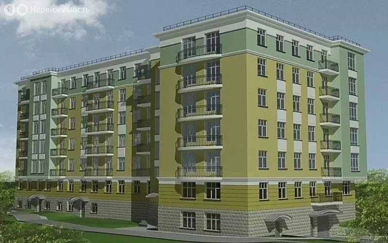 Квартира-студия: Звенигород, Почтовая улица, 1 (45.5 м) - Фото 1