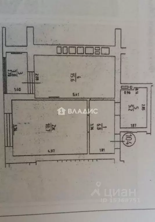 1-к кв. Калининградская область, Калининград Красная ул., 139В (54.0 ... - Фото 2
