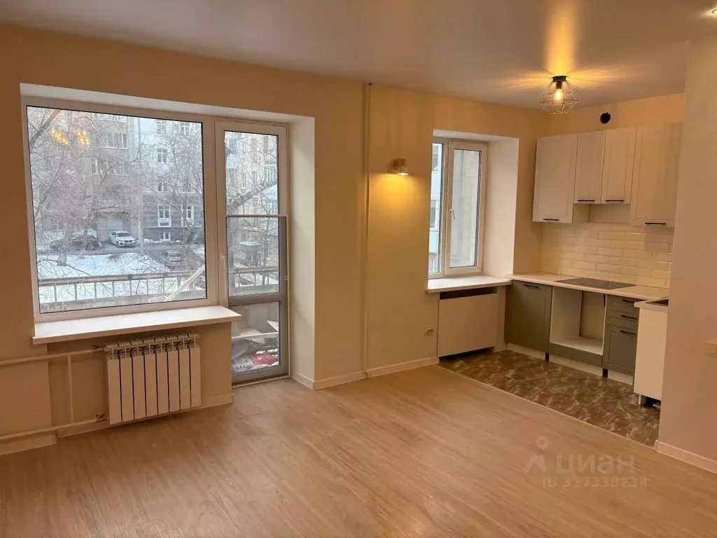 Студия Самарская область, Самара Невская ул., 4 (32.0 м) - Фото 1