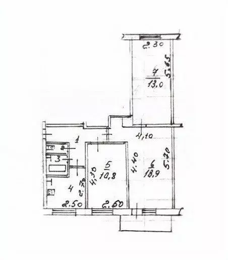 3-к кв. Калужская область, Калуга Ольговская ул., 15 (58.2 м) - Фото 2