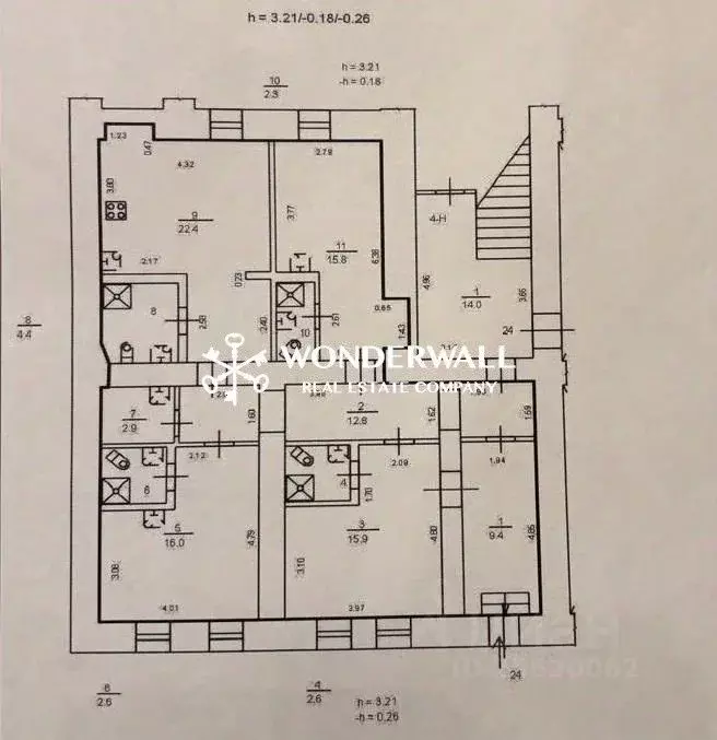 3-к кв. Санкт-Петербург Большая Подьяческая ул., 5 (107.1 м) - Фото 2