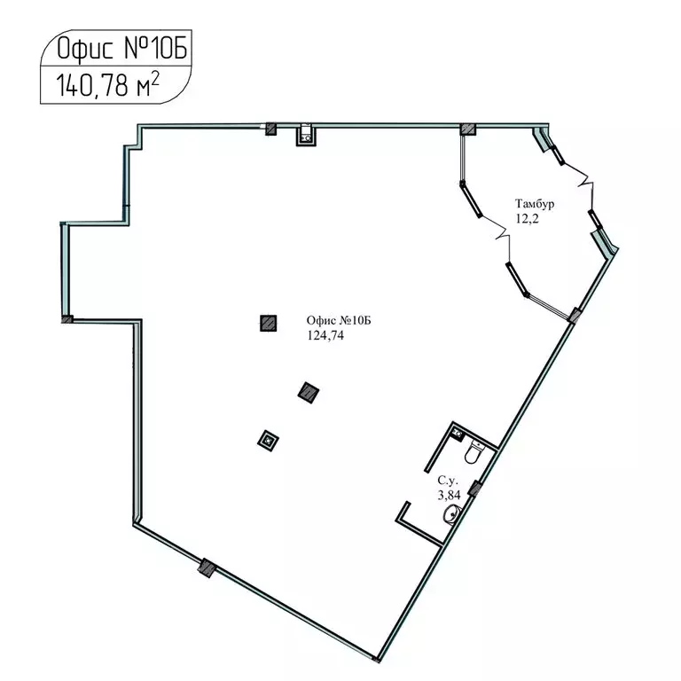Помещение свободного назначения (137.4 м) - Фото 2