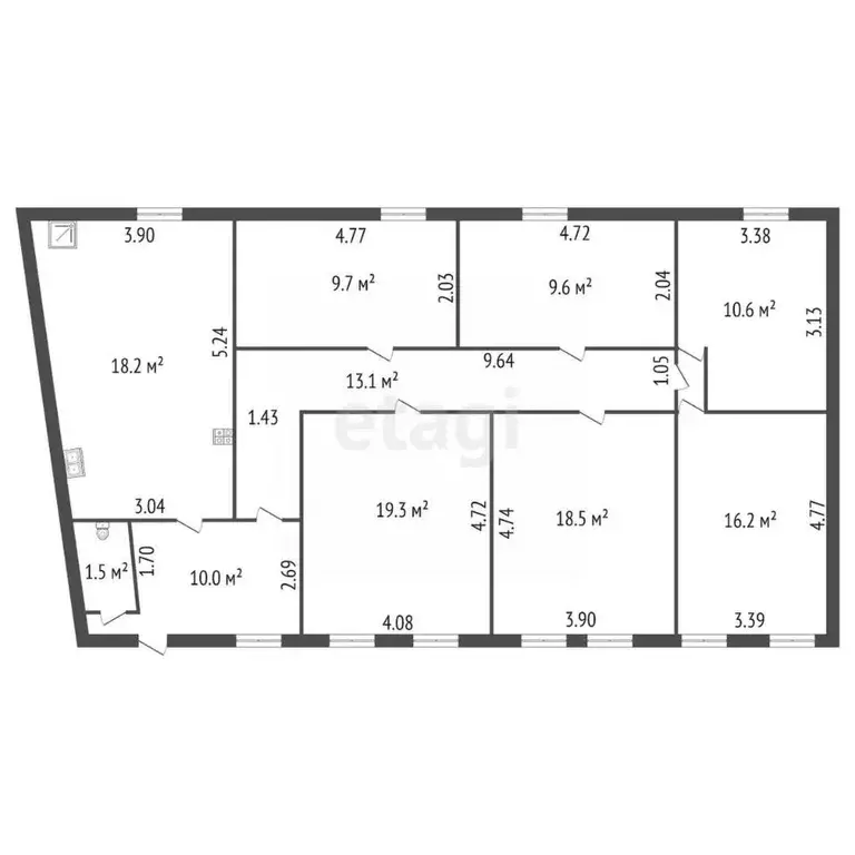 6-к кв. Санкт-Петербург наб. Реки Фонтанки, 51-53 (126.7 м) - Фото 1