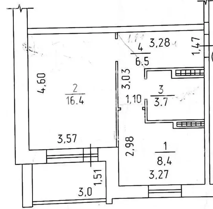 1-комнатная квартира: Можга, Заводской переулок, 8 (35 м) - Фото 1