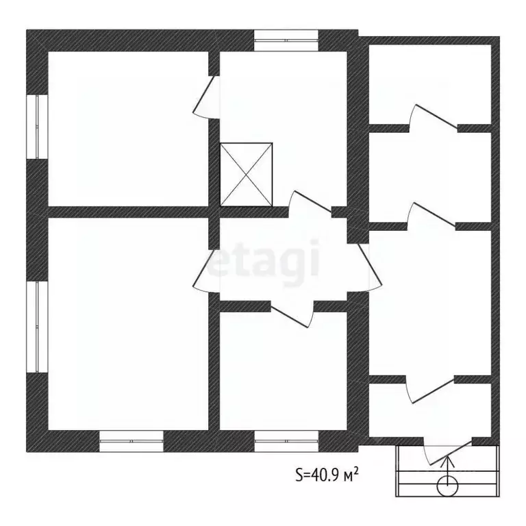 Дом в Амурская область, Ивановский муниципальный округ, с. Среднебелая ... - Фото 2
