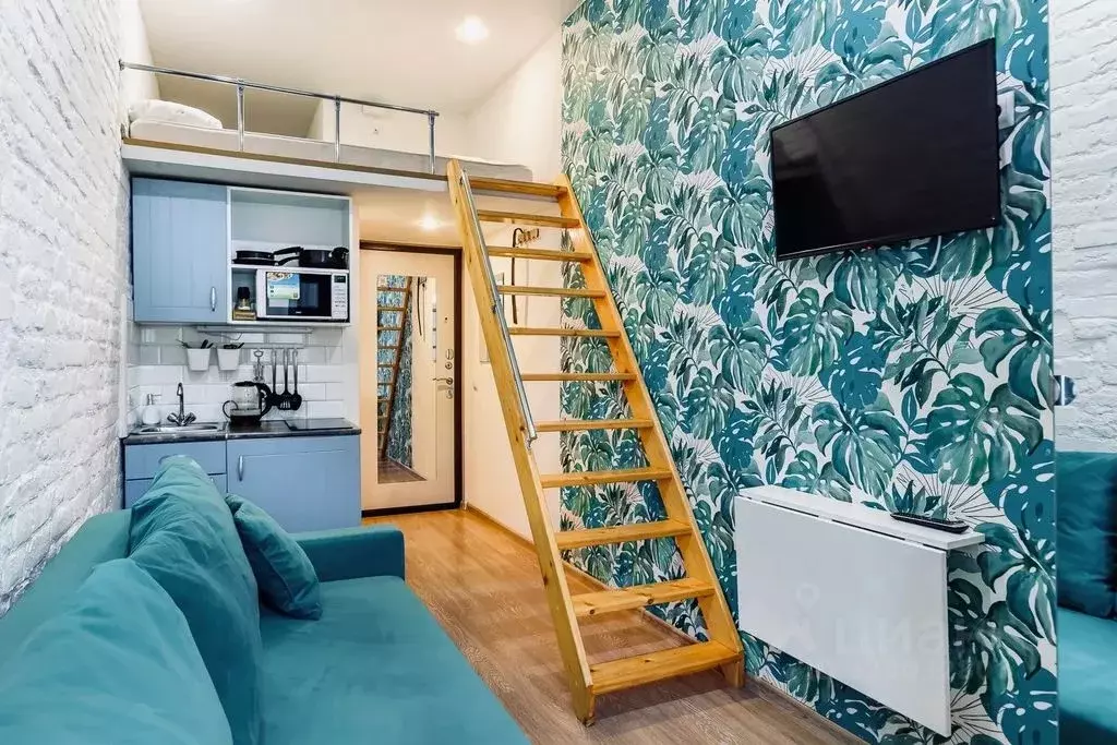 Студия Санкт-Петербург Мытнинская ул., 7 (17.0 м) - Фото 1