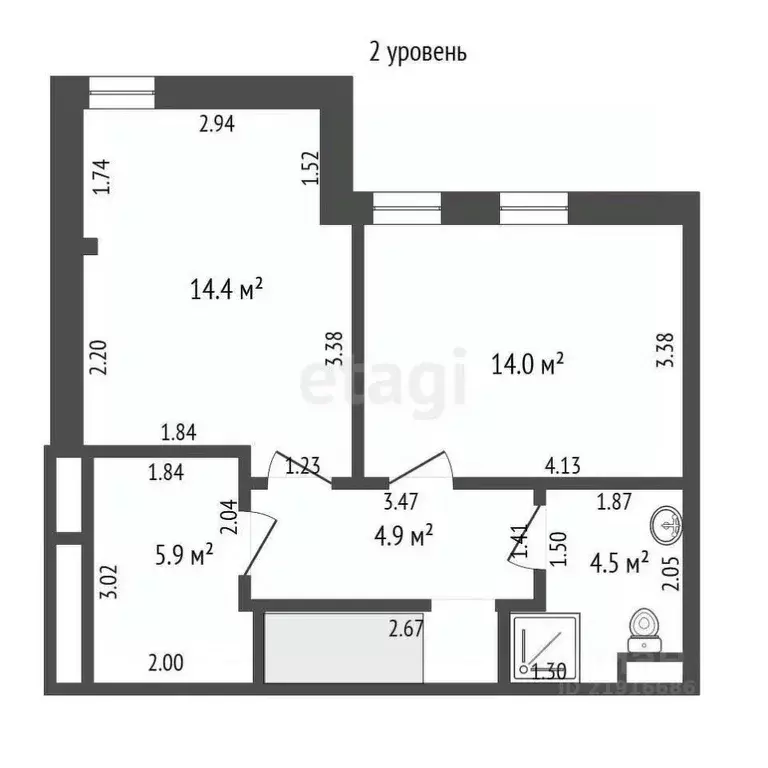 3-к кв. Калининградская область, Калининград Артиллерийская ул., 74 ... - Фото 1