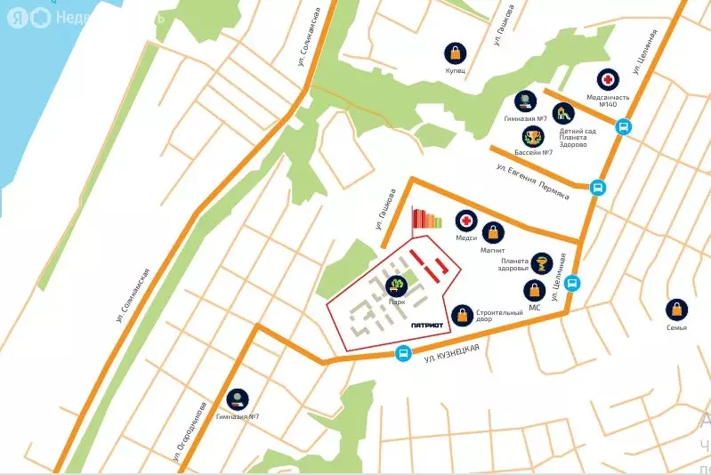 Квартира-студия: Пермь, Целинная улица, 59к1 (22 м) - Фото 2