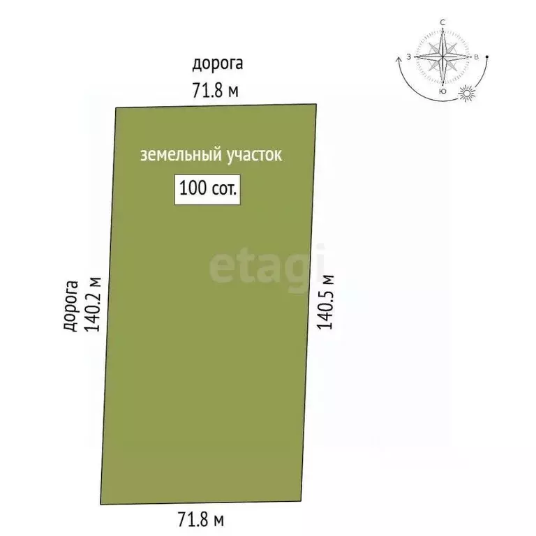 Участок в Крым, Ленинский район, Батальненское с/пос, с. Южное ул. ... - Фото 2