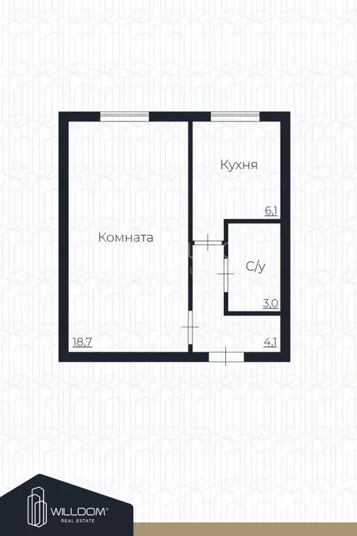 1-к кв. Свердловская область, Екатеринбург ул. Косарева, 15 (32.1 м) - Фото 2