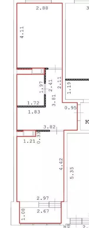 1-к кв. Московская область, Люберцы городской округ, Мирный пгт ул. ... - Фото 2