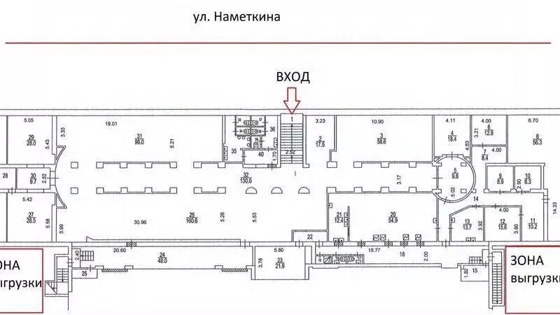 Помещение свободного назначения в Москва ул. Наметкина, 11 (960 м) - Фото 1