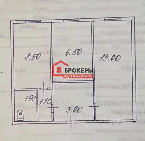 2-к кв. Севастополь ул. Николая Музыки, 22 (35.8 м) - Фото 2