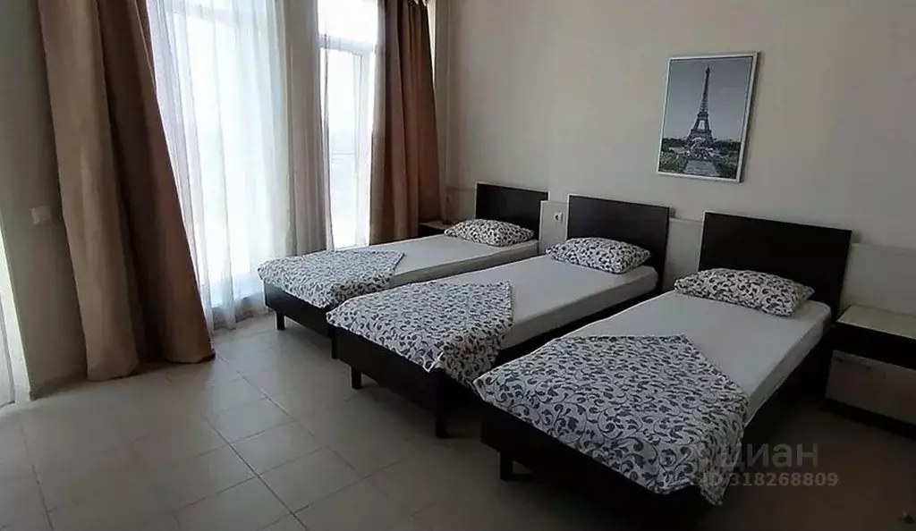 Комната Краснодарский край, Туапсинский муниципальный округ, Джубга ... - Фото 1