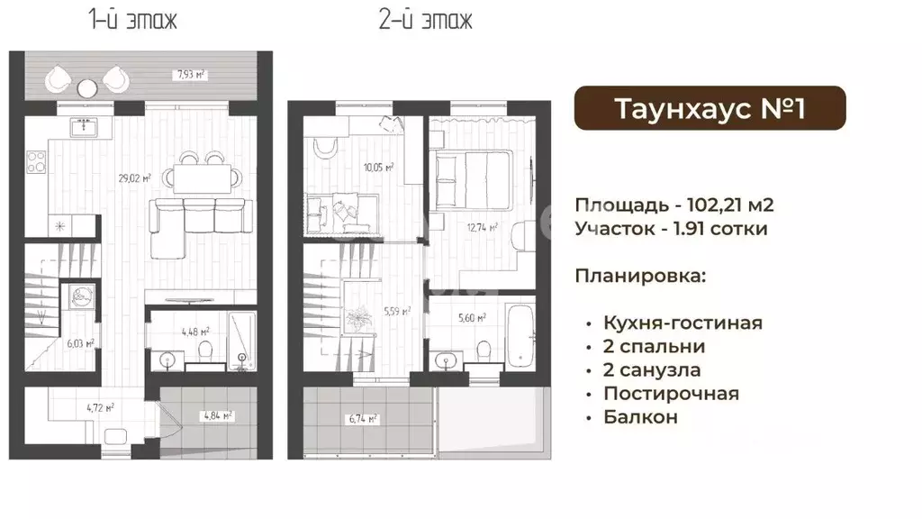 Таунхаус в Курская область, Курский район, Нижнемедведицкий сельсовет, ... - Фото 2