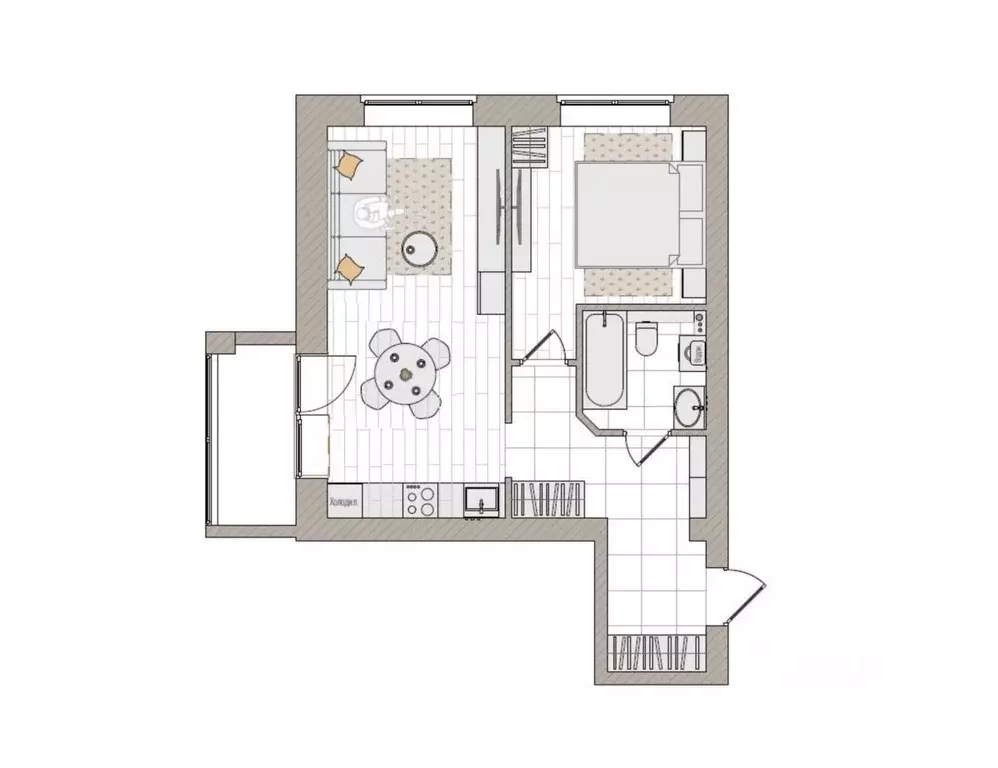 2-к кв. Кировская область, Киров городской округ, пос. Чистые Пруды ... - Фото 1