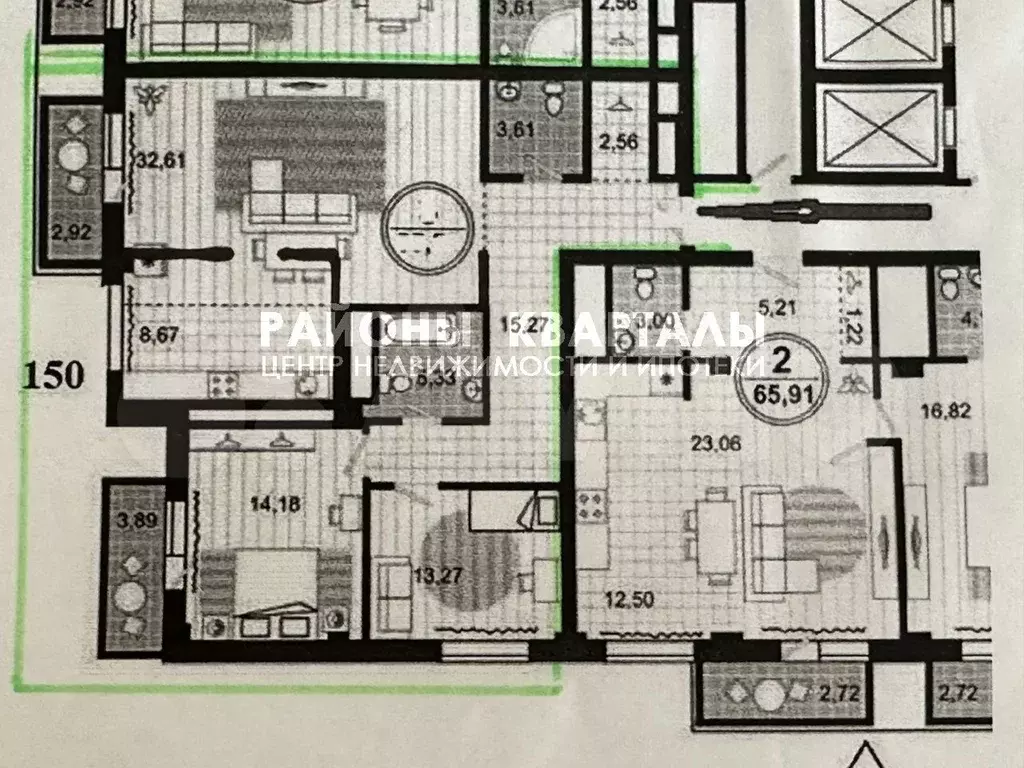 4-к. квартира, 95.9 м, 19/24 эт. - Фото 1