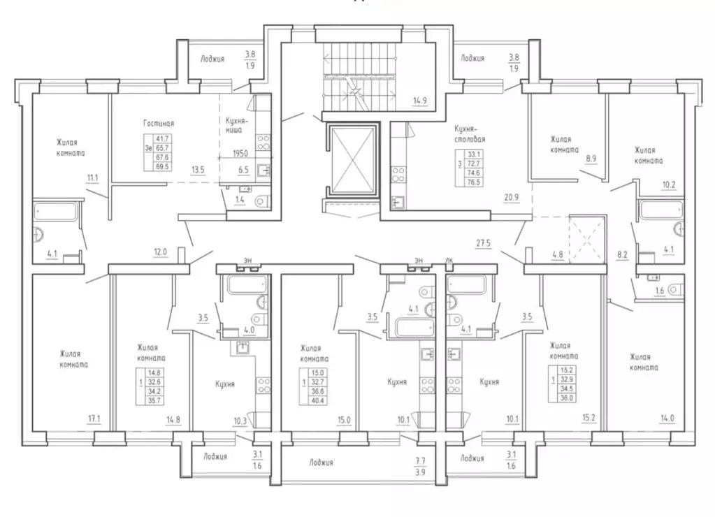 3-к кв. кировская область, киров ул. капитана дорофеева, 24 (69.5 м) - Фото 1