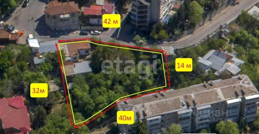 Участок в Крым, Ялта ул. Чернова, 15 (10.0 сот.) - Фото 1