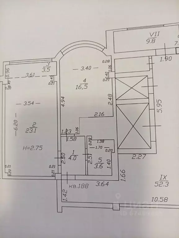 1-к кв. Краснодарский край, Анапа Анапское ш., 1г (47.2 м) - Фото 2