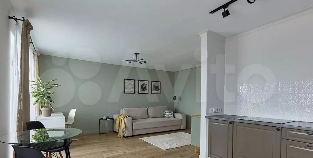 Квартира-студия, 31,7 м, 2/4 эт. - Фото 1