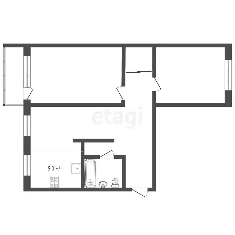 3-комнатная квартира: Саранск, Серадзская улица, 24 (58 м) - Фото 0