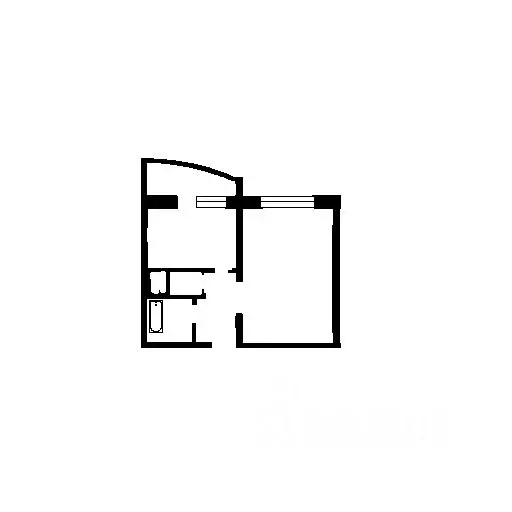 1-к кв. Новосибирская область, Новосибирск Горский мкр, 86 (38.0 м) - Фото 2