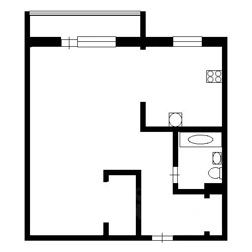 1-к кв. Москва Туристская ул., 31К1 (34.0 м) - Фото 1