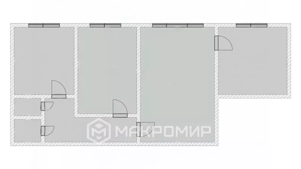 3-к кв. Челябинская область, Челябинск ул. Ворошилова, 3 (52.6 м) - Фото 2