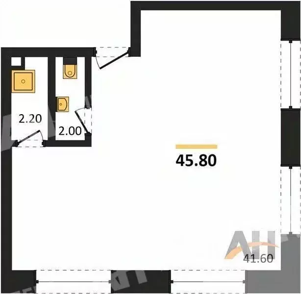 Помещение свободного назначения в Москва ул. Академика Челомея, 1А (46 ... - Фото 1